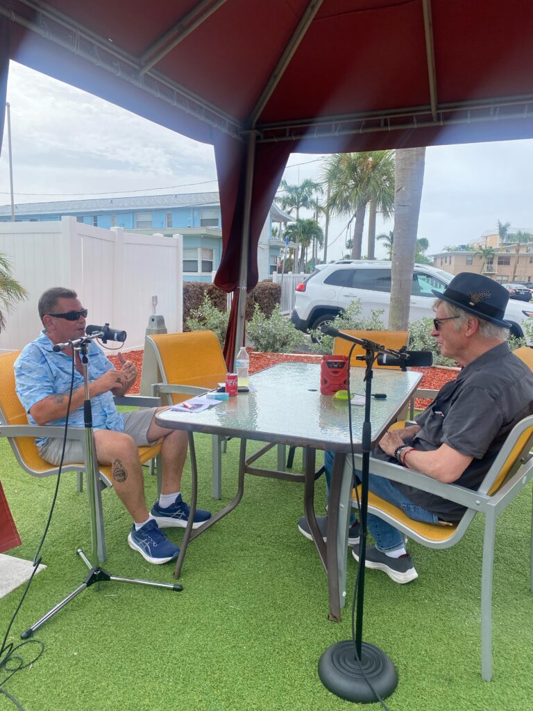 Sebastian interviewing Tommy Tutone
